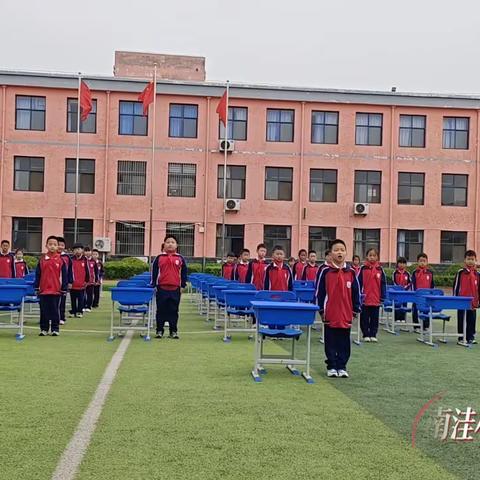 南洼小学课桌操比赛