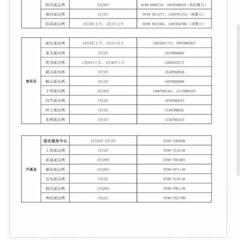 萍乡户政五一假期继续开展延时、预约便民服务