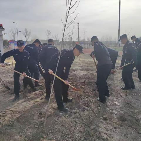 巡防三大队开展支队营区建设工作