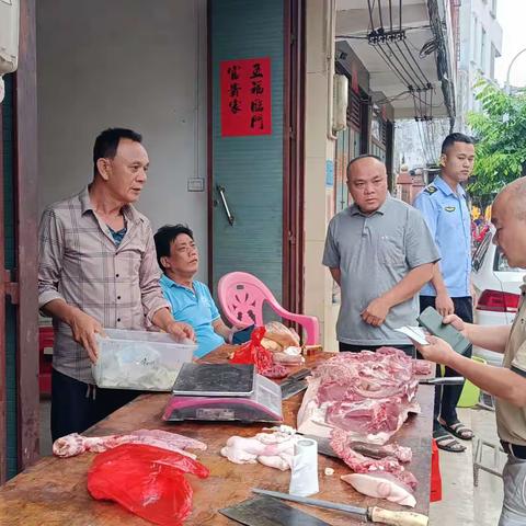 联合行动、加强监督、确保肉品卫生安全