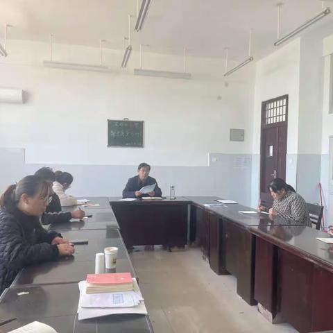 一路成长、一路生花——高码头镇宋名口小学期中质量分析会