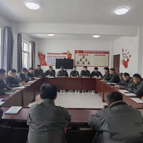 司玉冰参加石槽中心供电所晨会