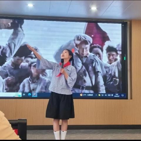 奋进新时代 传播好声音|荣塘小学举行“红色故事我来讲”演讲比赛活动
