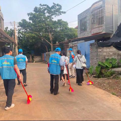 临高调查队开展“创文创卫日”活动