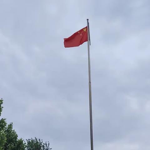 【关爱学生幸福成长】——大马村乡博睿学校周一升旗仪式