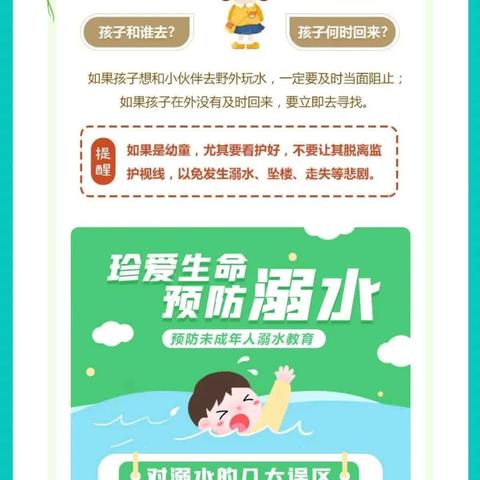 暑假假期防溺水安全宣传