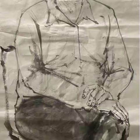 琼台师范学院美术学院美术学专业教学课业展示-2020级国画班《写意人物画》