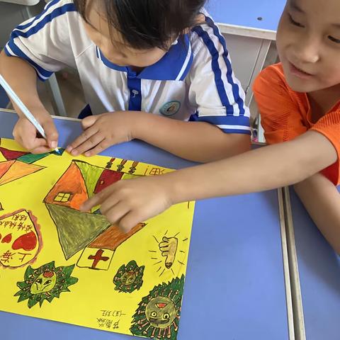 小图形大世界———山城区实验小学一二年级数学图形巧拼画