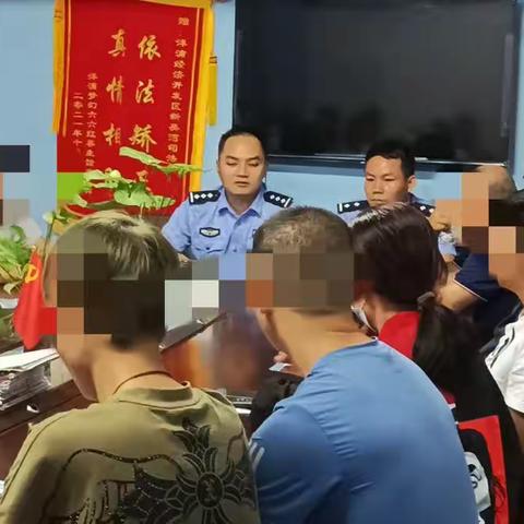 儋州市司法局新英湾司法所组织开展社区矫正对象禁毒教育活动