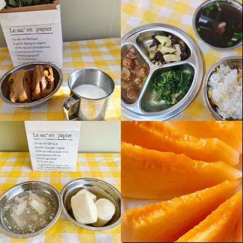 漳州台商投资区角美第二中心小学附属幼儿园 第20周食谱 ‍