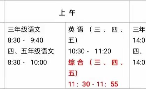 石牛寨镇福和小学2023年上期期末质量监测告家长书