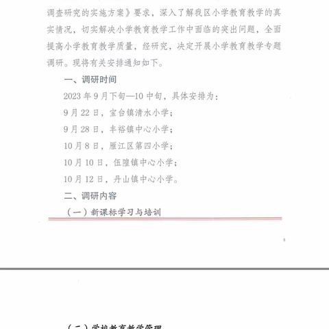 小学教育教学专题调研之雁江四小会场