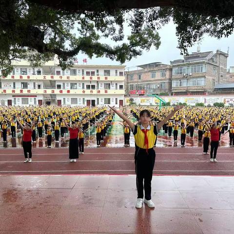 党建引领   —— 阳光运动，快乐成长——马峰小学参加沙田镇中小学体操比赛纪实