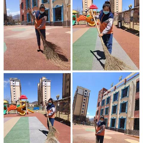 吉云幼儿园环境卫生大整治