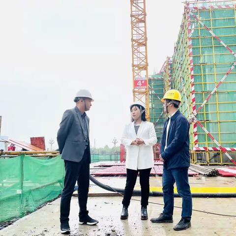 市政开发集团纪委书记程经纬到瑞泰心安小区项目调研