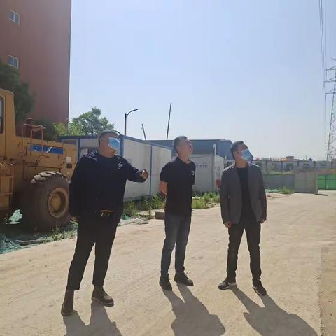 开发区建设工程部五一节前对入区项目工地安全生产专项检查