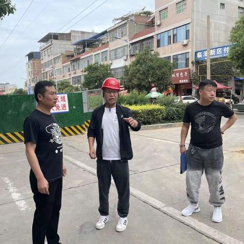 开发区建设工程部双节前对入区项目在建工地的安全生产专项检查