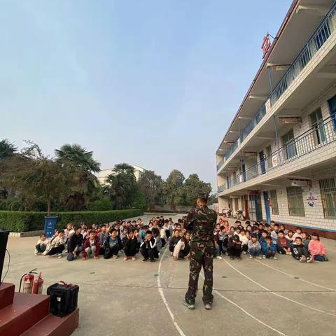 珍爱生命 防患于未然—— 冯塘乡中心小学119消防演练