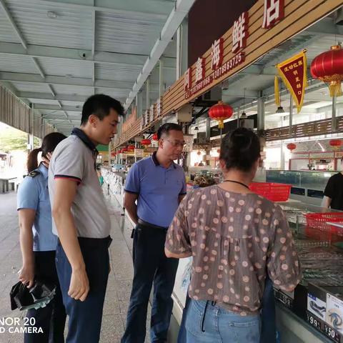 海口市市场监督管理局龙华分局加强“五一"节前市场督导检查