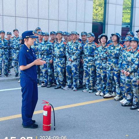 消防科普进校园 ，开学安全第一课——诸城一中2024年秋季消防安全培训演练