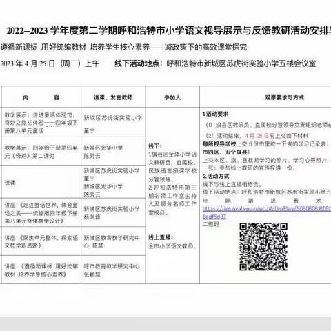 遵循新课标用好统编教材培养学生核心素养——李军民胡小玲名师工作室参加呼市小学语文视导展示与反馈交流