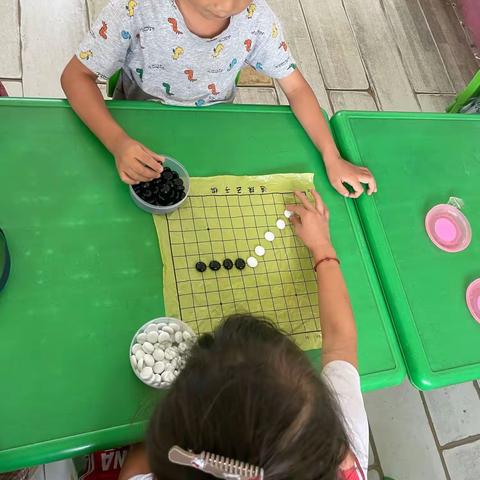 好玩的五子棋———-清平镇中心幼儿园商庄分园大班益智区区域观察记录