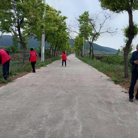 范庄村，村两委班子为提高村容村貌环境卫生整治，及森林防火列入工作日程。