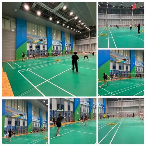 管理部门团支部联合中央门支行团支部举办羽毛球活动