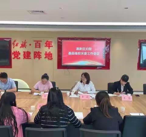 高新区妇联召开基层维权关爱工作会议