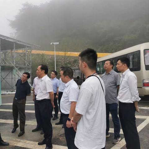 市委常委、宣传部长刘启峰一行赴平江幕阜山巡林暨调研幕阜山文旅项目建设情况