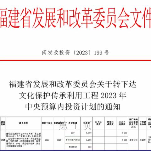 泰宁风景旅游设施项目获得3200万资金支持