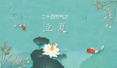 不觉春来 忽而立夏——市中街道中心幼儿园大九班