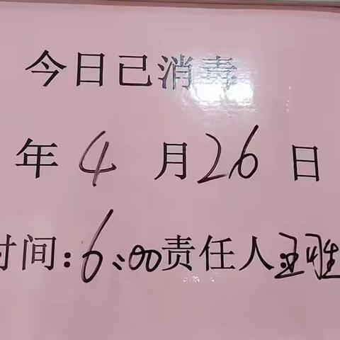 4月26日班后安全检查