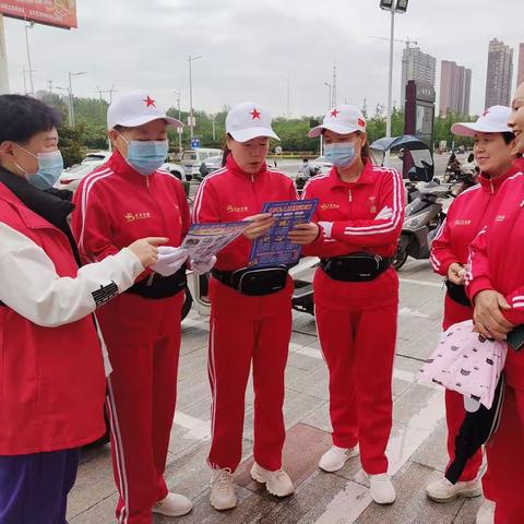 千秋路街道民安社区开展以“严厉打击电信诈骗犯罪活动 切实保障人民群众财产安全”为主题的防电信诈骗宣传