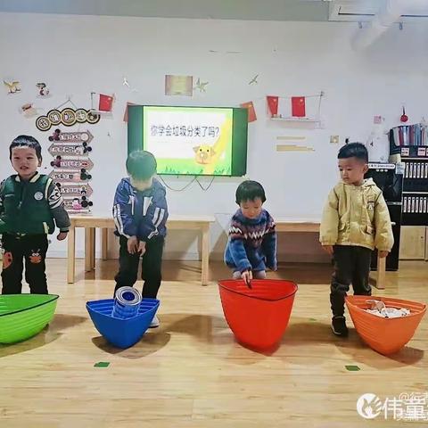 垃圾分类活动《垃圾环保小卫士》——行者伟童幼儿园