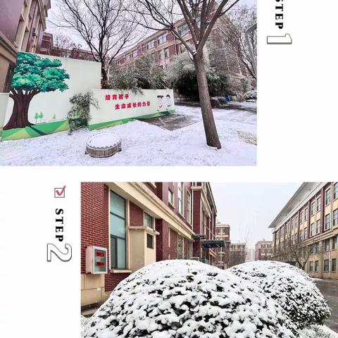 冬日里的温暖——记寿光市凤华小学教职工校园清雪活动