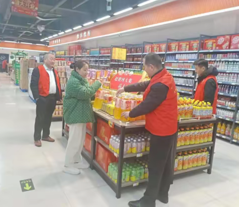 钢山街道王兰谷村开展冬季赶黄河大集，品人间烟火暨“禁放烟花爆竹，守护平安年”宣传活动