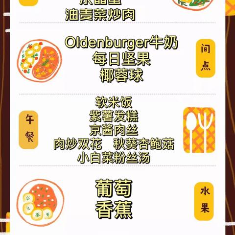 本周食谱来啦😋（5🈷️8日——5🈷️12日）