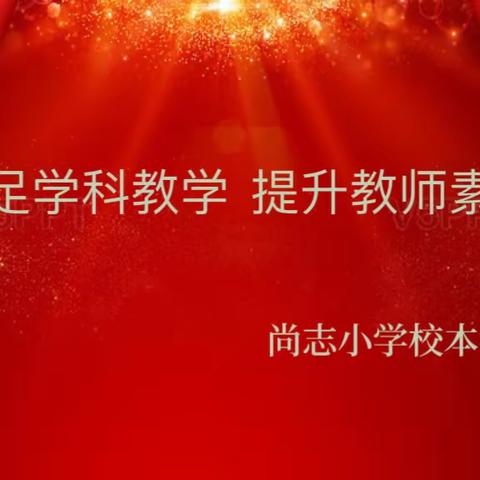 凝聚团队智慧 展示教研风采——尚志小学校本教研纪实