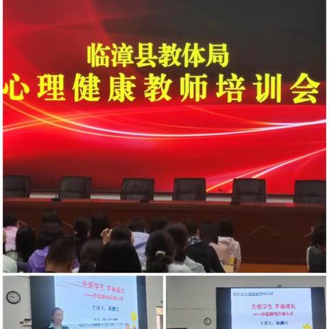 关爱学生幸福成长——临漳特校心理健康教育培训