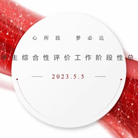 学生综合素质评价工作阶段性总结会