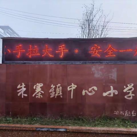 小手拉大手·安全一起走——沛县朱寨镇中心小学道路安全宣传教育活动
