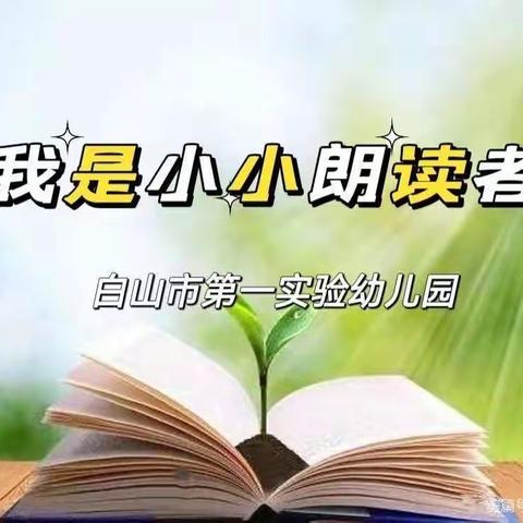 白山市第一实验幼儿园“我是小小朗读者”活动（四）