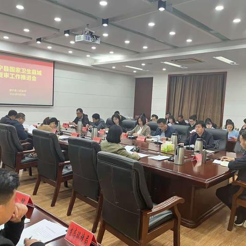 洛宁县召开国家卫生县城复审工作推进会