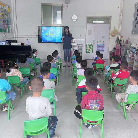 夏天的雷雨——三十里铺镇中心幼儿园中班艺术活动