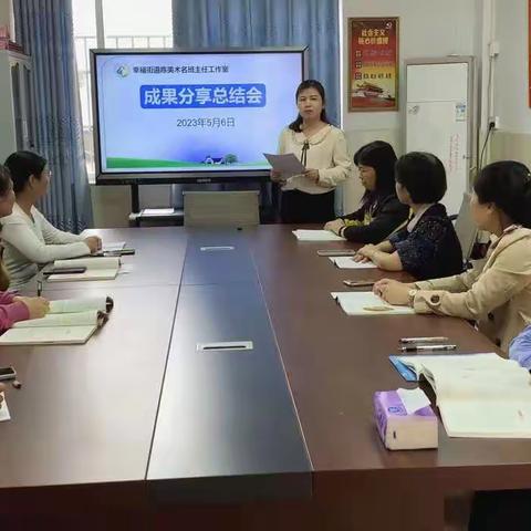 不忘初心，携手同行——幸福街道怀高小学陈美术名班主任工作室召开2023年度工作总结会