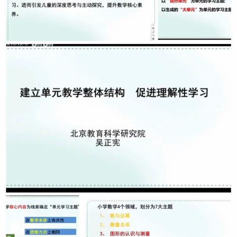 【五尧教育】聆听名师讲座，促进单元教学--五尧乡数学低年级组教研活动