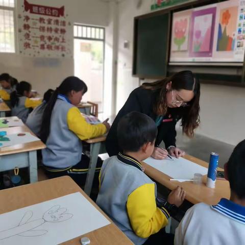 小米小学齐白石绘画社团活动