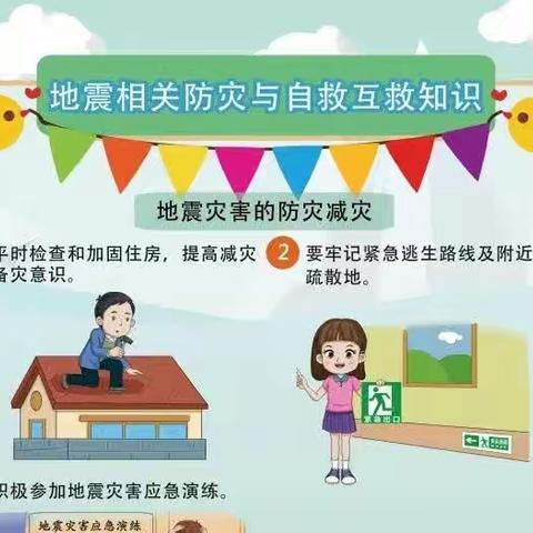 5.12，新蕾幼儿园邀你学习防震减灾知识