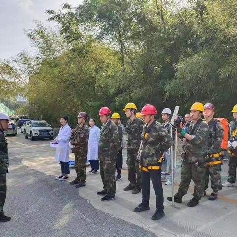 竹野索道开展高空救援演习